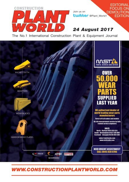 Construction Plant World 24th August 2017