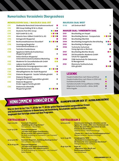Wuppertaler Ausbildungsbörse 2017