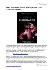 Odor Eliminator Market Report