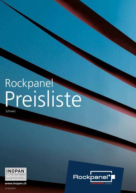 Rockpanel Preisliste 2023
