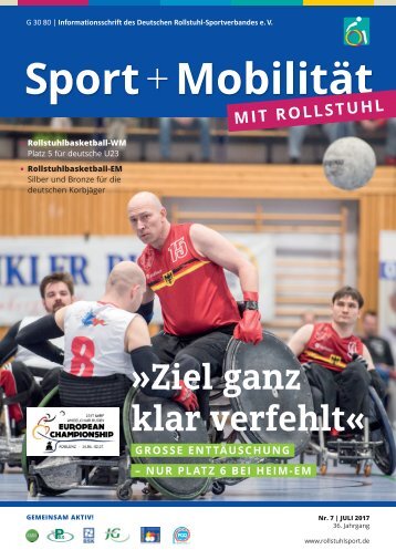 Sport + Mobilität mit Rollstuhl 07/2017