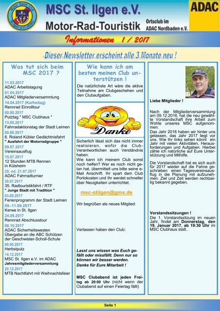Newsletter 1-2017