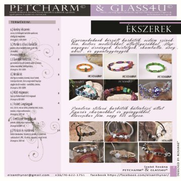 PETCHARM BROSSURE 2nd page Pandora and kid jewels