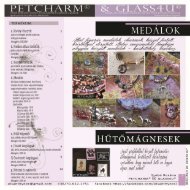 PETCHARM BROSSURE 3rd page with pet pendants and magnets
