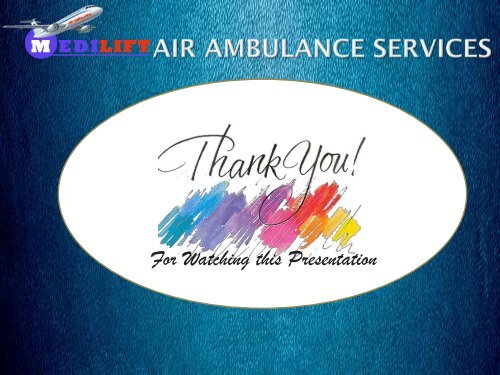 Air Ambulance from Siliguri