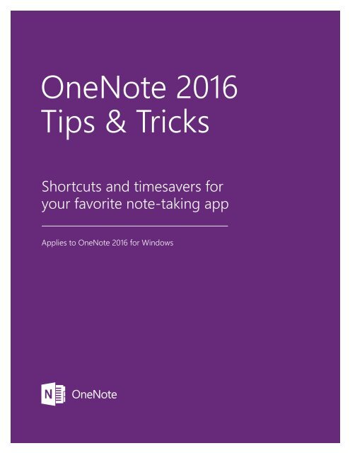 OneNote-2016-Tips-Tricks