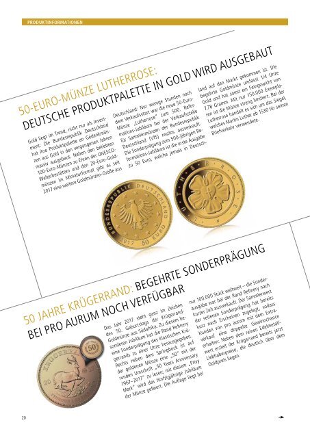 pro aurum Magazin 2/2017