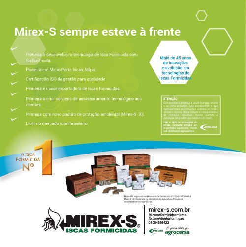 Mirex - Folder Linha de Produtos 2017