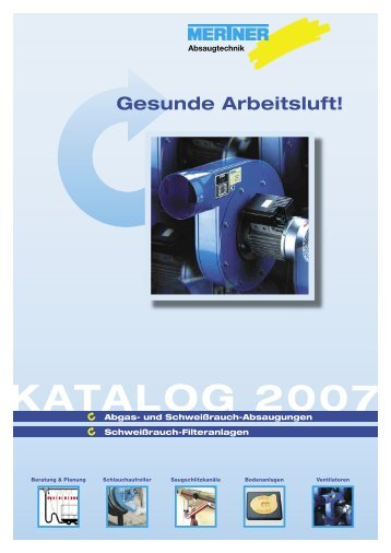 KATALOG 2007 - MERTNER - Absaugtechnik