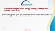  Superconducting Magnetic Energy Storage Market Boosted by Negative Effect of Lead Acid Recycling