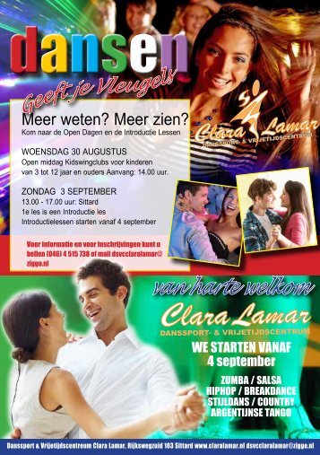 Informatie magazine Najaar 2017 Clara Lamar