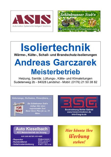 Stadionzeitung Ausgabe 1.