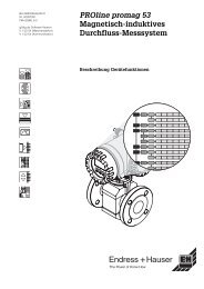 PROline promag 53 Magnetisch-induktives Durchfluss-Messsystem