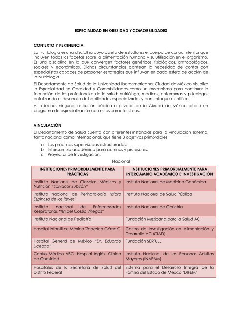E En Obesidad Y Comorbilidades