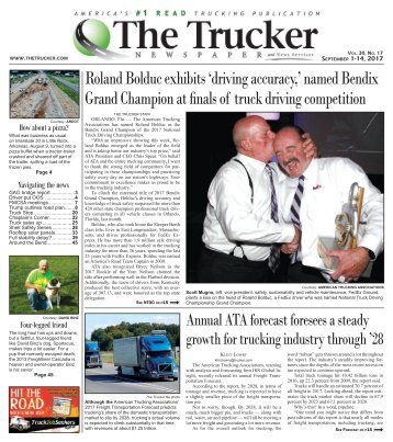 The Trucker Newspaper - September 1, 2017