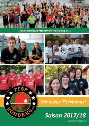 TTSF Saisonheft 2017/2018