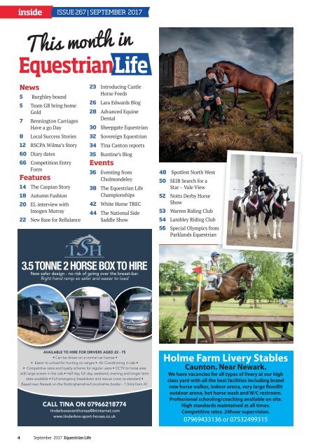 Equestrian Life September 2017 Issue