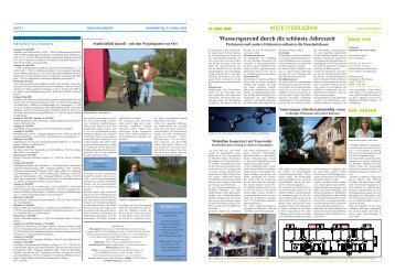 Stadtleitbild aktuell - mit den Projektpaten vor Ort - Stadt Mühlheim