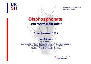 Biophosphonate - UKSH Universitätsklinikum Schleswig-Holstein