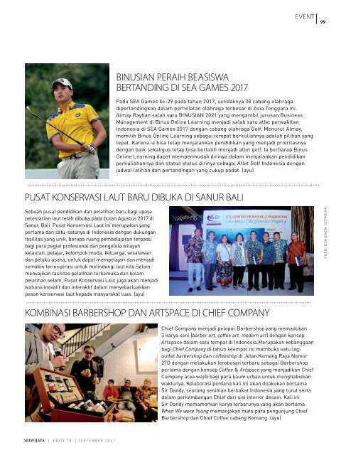 Sriwijaya Magazine September 2017