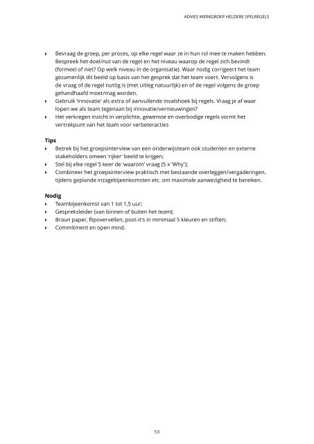 Ons WERKplan - Hogeschool Rotterdam