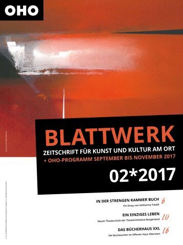 BLATTWERK AUSGABE 02*2017