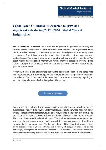 Pdf for Cedar Wood Oil Market