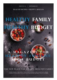 Healthy Family Healthy Budget Magazine