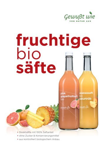 Säfte, Frucht