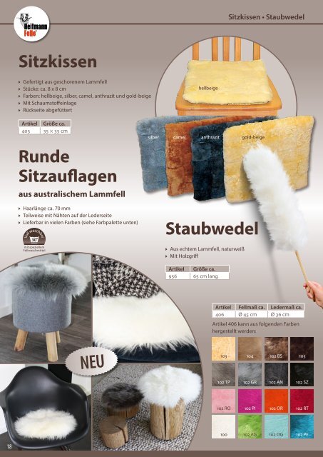 Heitmann Felle GmbH - Katalog 2017/2018