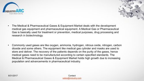 Medical &amp; Pharmaceutical Gases &amp; Equipment Market (1)