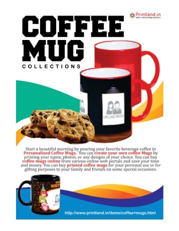 Coffee Mugs Printing – Buy Personalized or Customized Coffee Mugs with Custom Photo and Text Printed Online in India