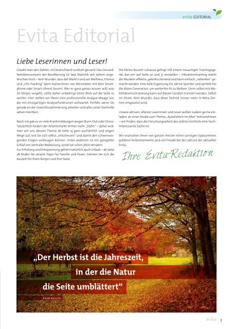 Evita Magazin September - November 2017