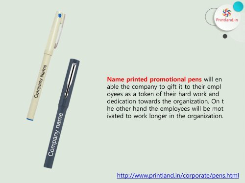 Buy Online Promotional or Corporate Bulk Pens with Logo Printing in India – PrintLand.in