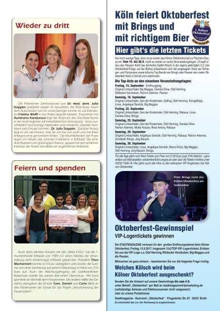 Erftstadt Magazin August 2017