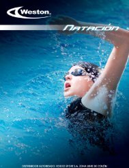 CATALOGO NATACION WESTON 2017