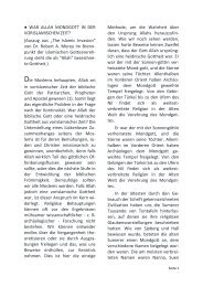 WAR ALLAH MONDGOTT IN DER VORISLAMISCHEN ZEIT