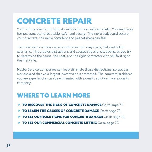 Master Service Companies' Home Repair Guide