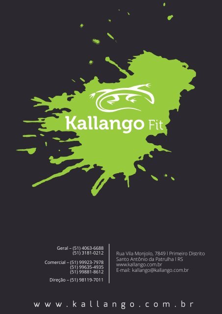 Catálogo Kallango Fit 2017/2018