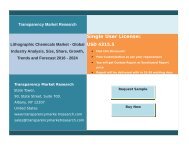 Lithographic Chemicals Industry Outlook, Growth Prospects and Key Opportunities 2024