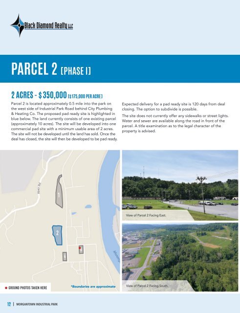 Morgantown Industrial Park Marketing Flyer