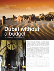 Dubai Without a Budget