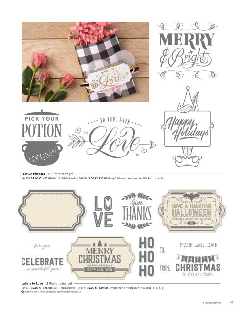 STAMPIN' UP! Herbst-Winter-Katalog-2017-2018