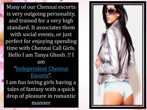 Independent Chennai escorts Services For all Escorts Lover