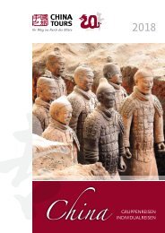 China Tours Jubiläums-Katalog 2018