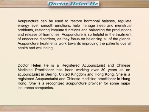 Natural Treatments of Hormone Imbalance