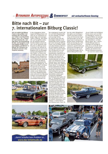 11. Bitburger Autofestival 2017