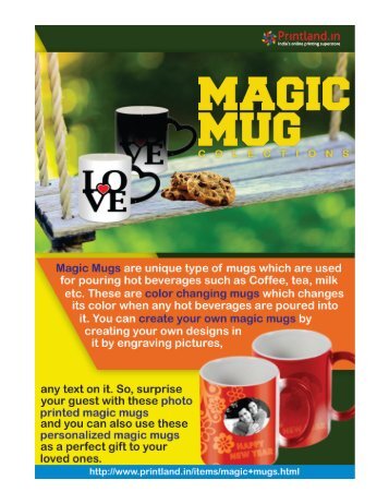 Magic Mugs Printing – Buy Personalized or Customized Magic Mugs with Custom Photo and Text Printed Online in India