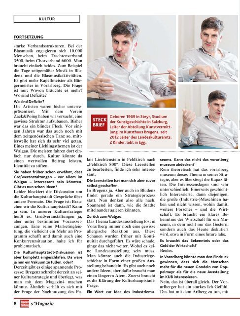 s'Magazin usm Ländle, 3. September 2017
