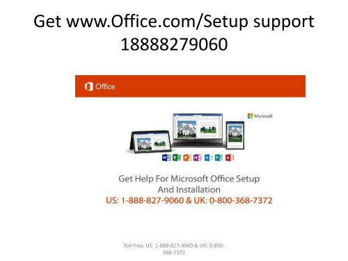 www.Office.com/setup - 1-888-827-9060